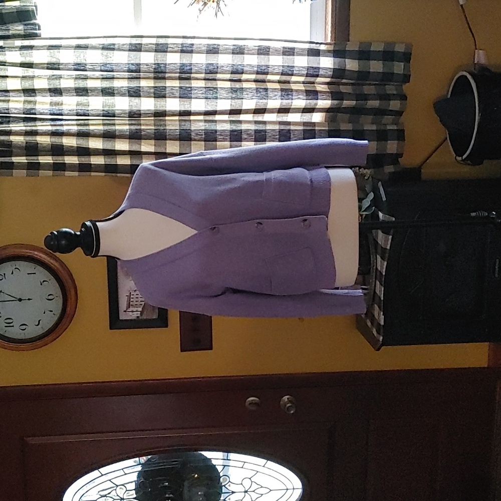 J Jill Lavender Cardigan